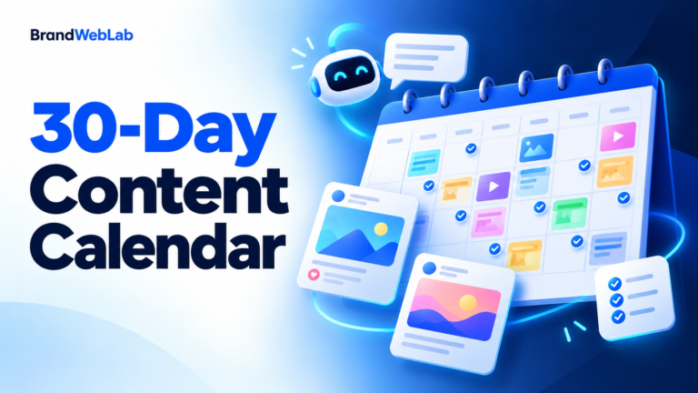 How to Create a 30-Day Social Media Content Calendar with ChatGPT