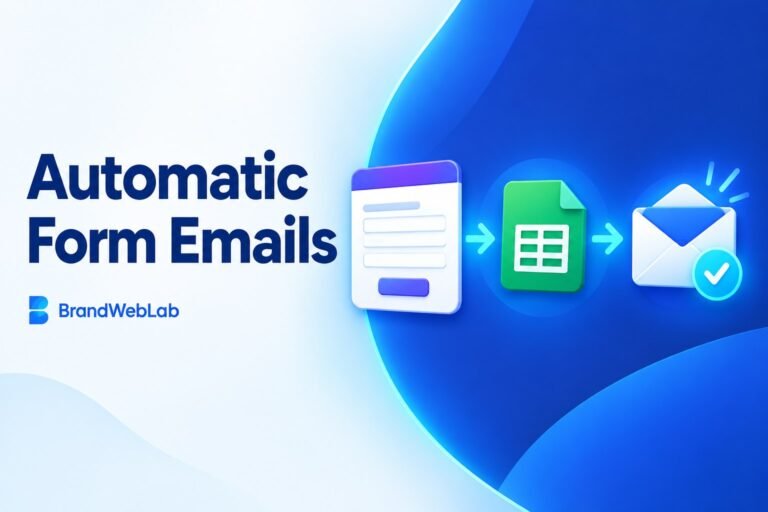How to Send Automatic Google Forms Confirmation Emails with Apps Script (Free Guide)